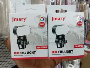Jmary Fm-16rgb Mini Portable Rechargeable RGB Led Fill Light.