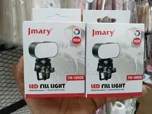 Jmary Fm-16rgb Mini Portable Rechargeable RGB Led Fill Light.