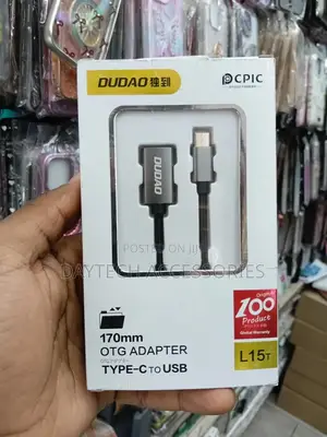 Dudao L15t - Type C to Usb 2.0 Adapter Grey