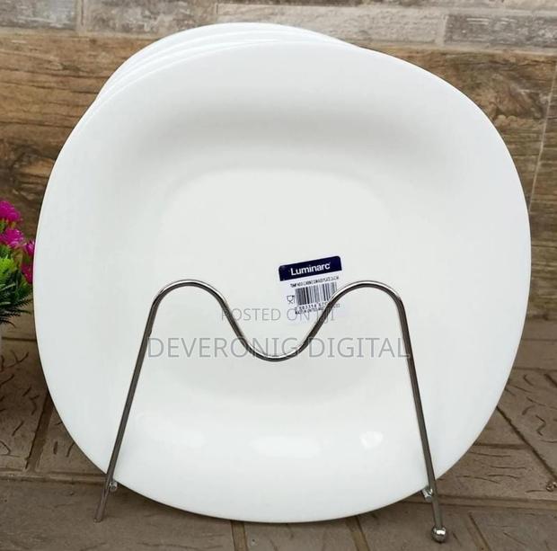 6 Pc Luminarc Corner Plates - main view