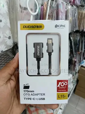 Dudao L15t - Type C to Usb 2.0 Adapter Grey