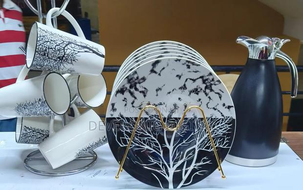 Quality Breakfast Sets 13 PCS Dinner Sets6 Plates6 Cups1 Flask - main view