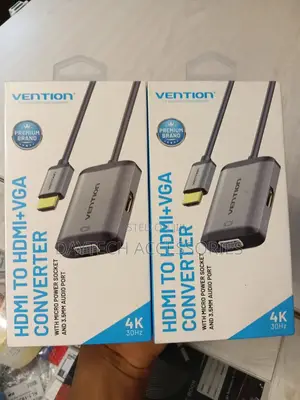 Vention Hdmi to Hdmi+Vga Converter 0.15m Gray Metal Type (Afvhb)