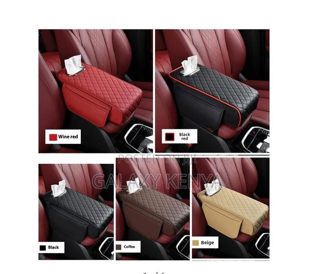 New Design Auto Centre Console Armrest Cushion With 2 Cups Holder - main view