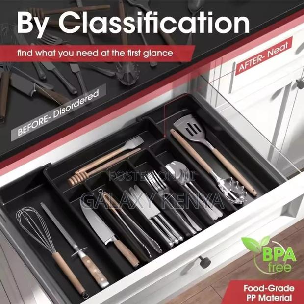 Expandable Cutlery Drawer Organizer - thumbnail 4