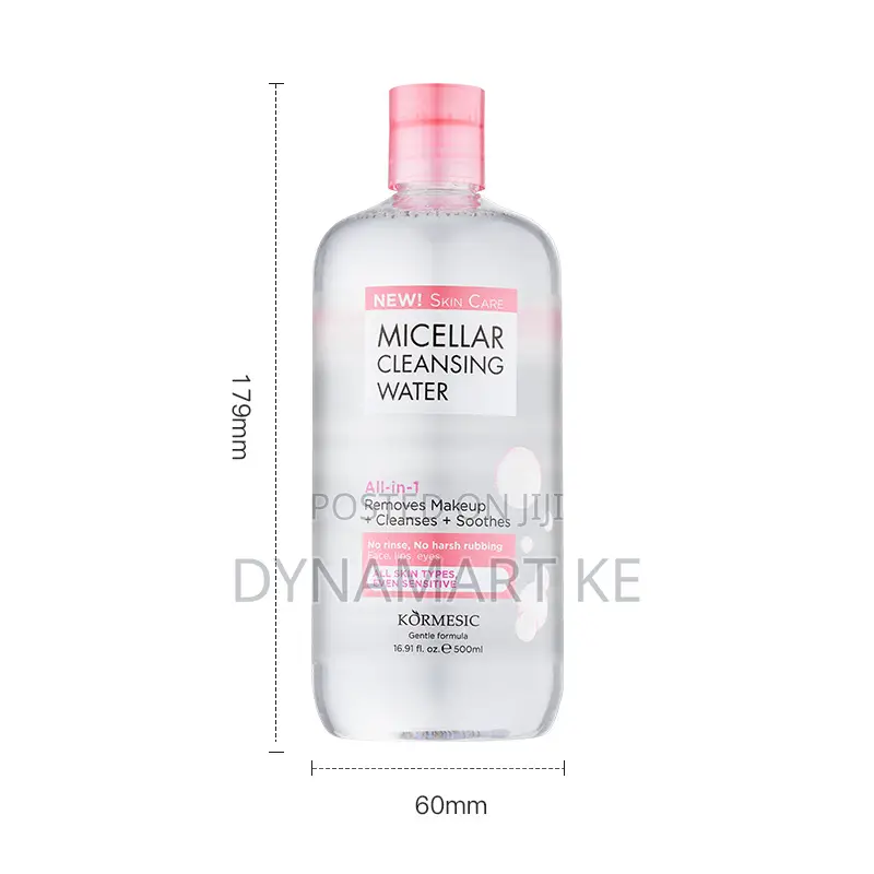 Kormesic All-in-1 Micellar Water Makeup Remover + Cleanser + Soothes