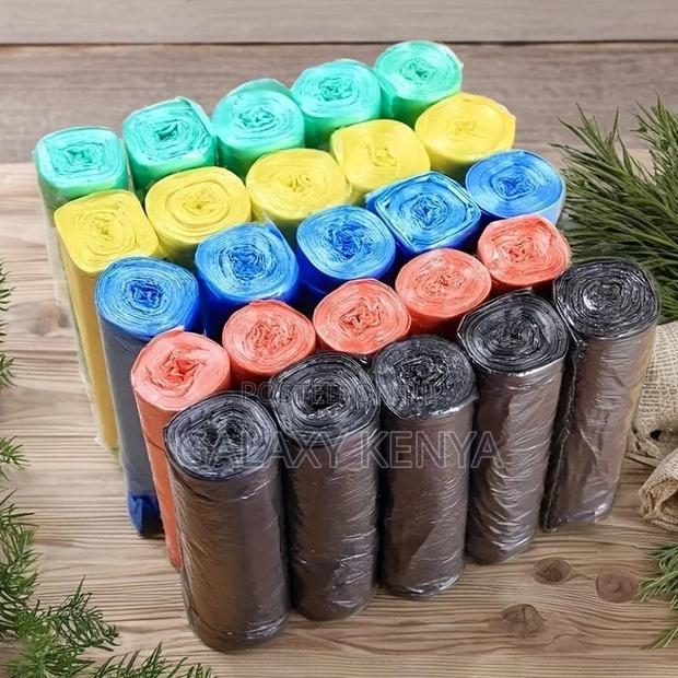 Assorted Colours Trash Bags / Garbage Bags )100 Pcs) - thumbnail 6