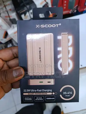 X-Scoot Model Xs-414 Smart Power Bank. 
Capacity: 10,000mah