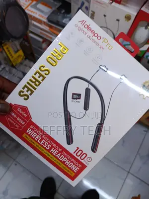 Aldeepo Pro Model Pro-Bs59 Wireless Neckband Headphones.