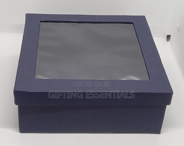 9×9x3.5 Window Gift Boxes With Shredded Paper | Premium Gift Packaging - thumbnail 5