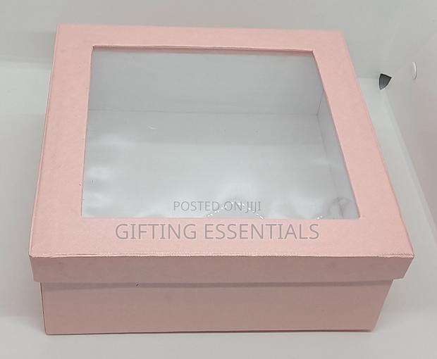 9×9x3.5 Window Gift Boxes With Shredded Paper | Premium Gift Packaging - thumbnail 8