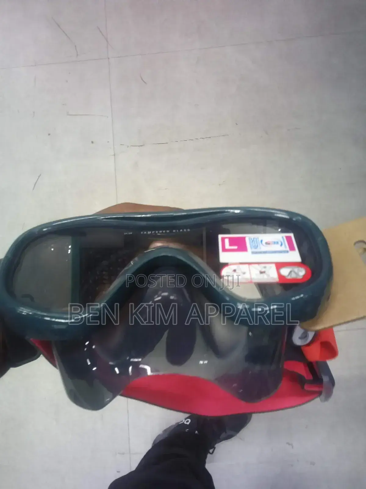 Tempered Glass Snorkeling Diving Mask