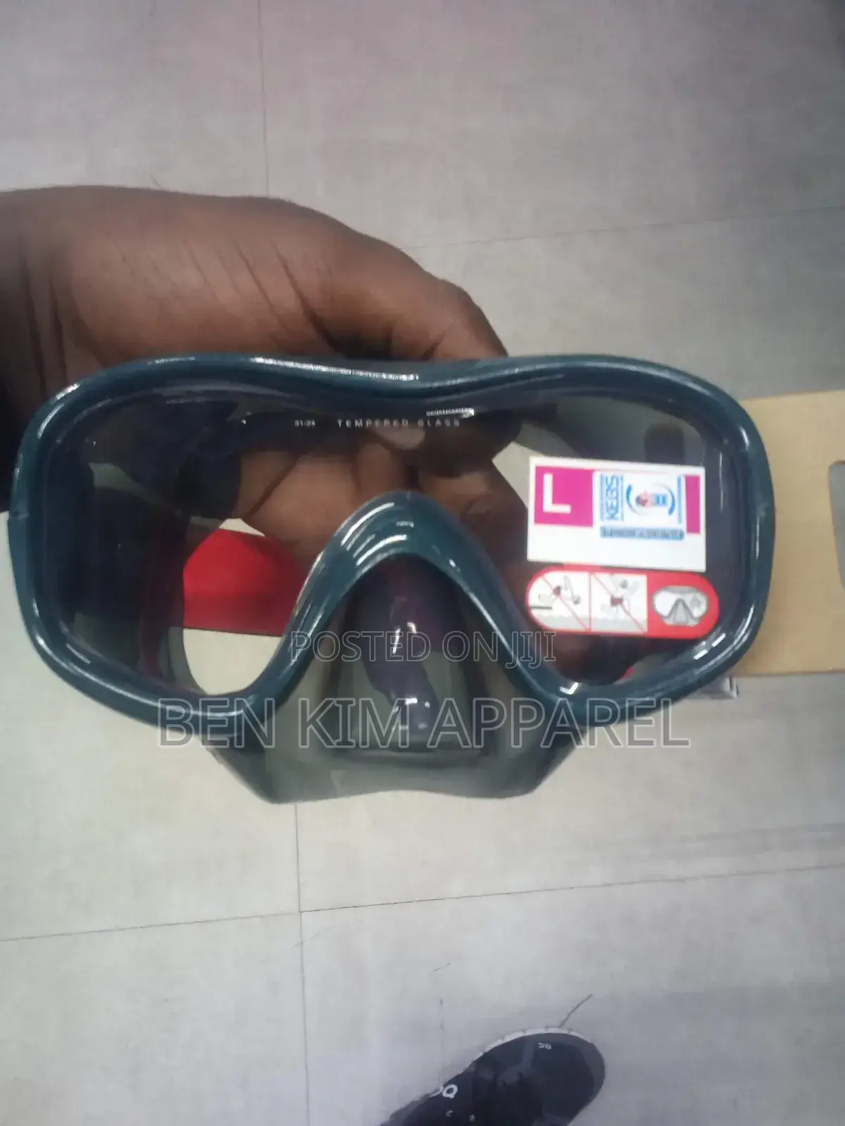Tempered Glass Snorkeling Diving Mask