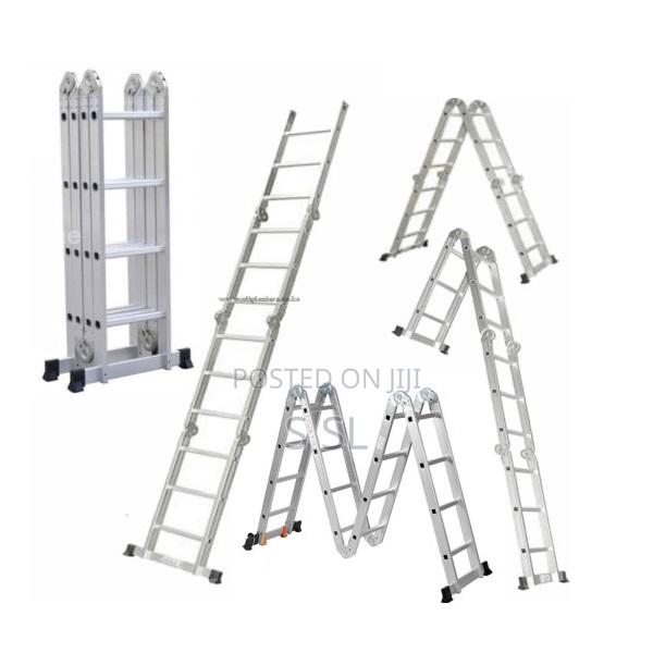 Multipurpose Ladder 4x4 - Silver - main view