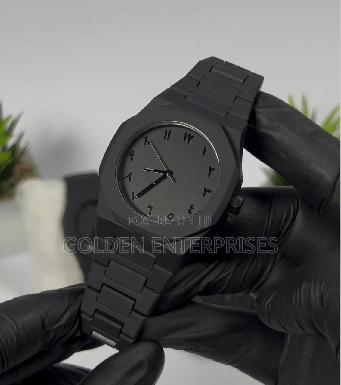 Arabic Aura Watch Carbon Fiber Strap