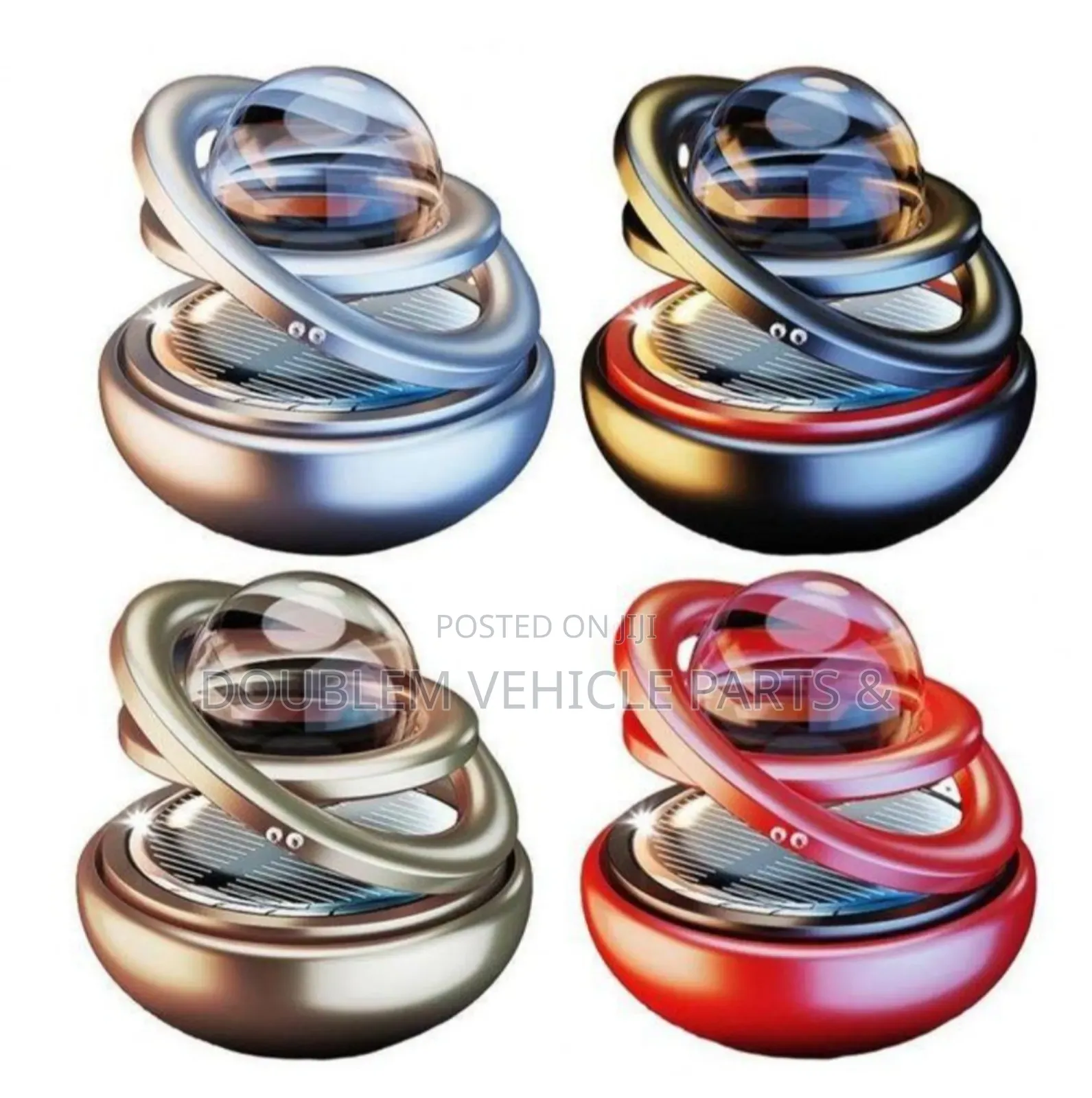 Air Freshener Car Interior Dashboard Solarpower Rotation Aromatherapy