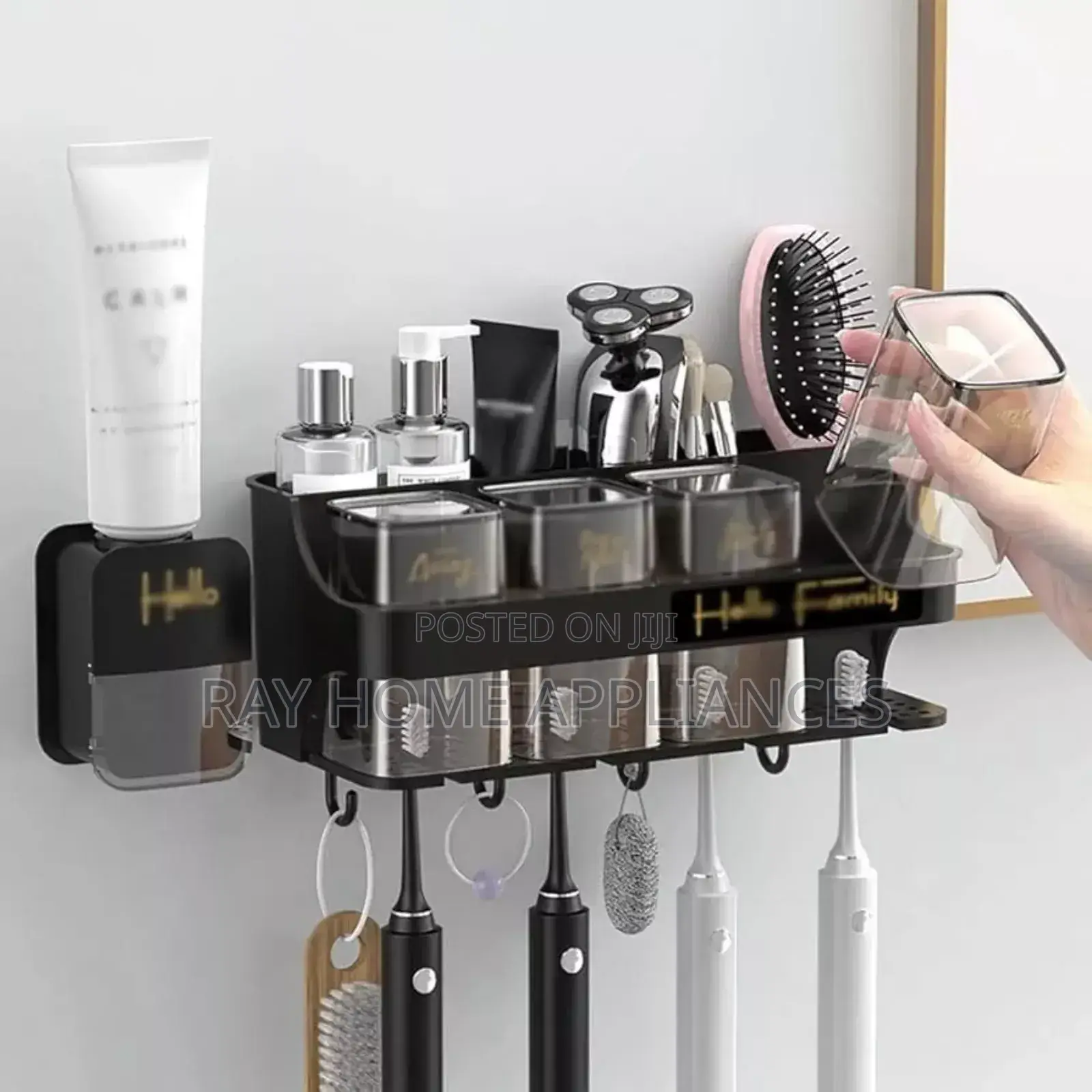 Automatic Toothpaste Dispenser With 4 Cups Comes With 4 Cups