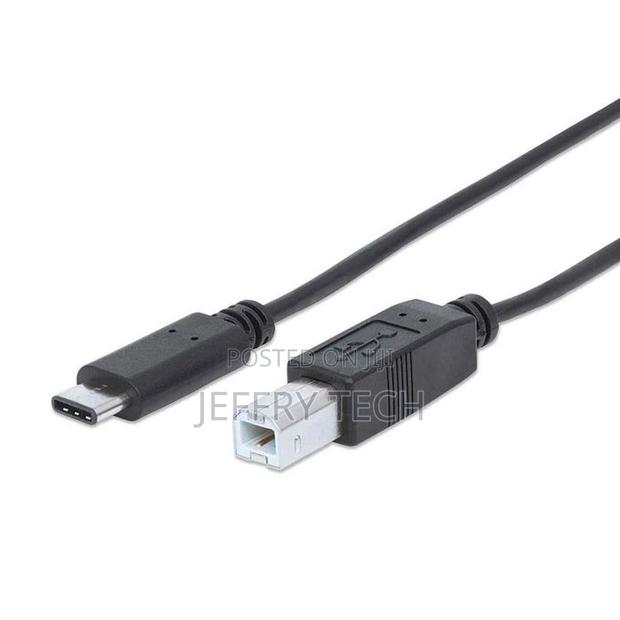 Type-C Male to Type-B Male Printer Cable - 1m