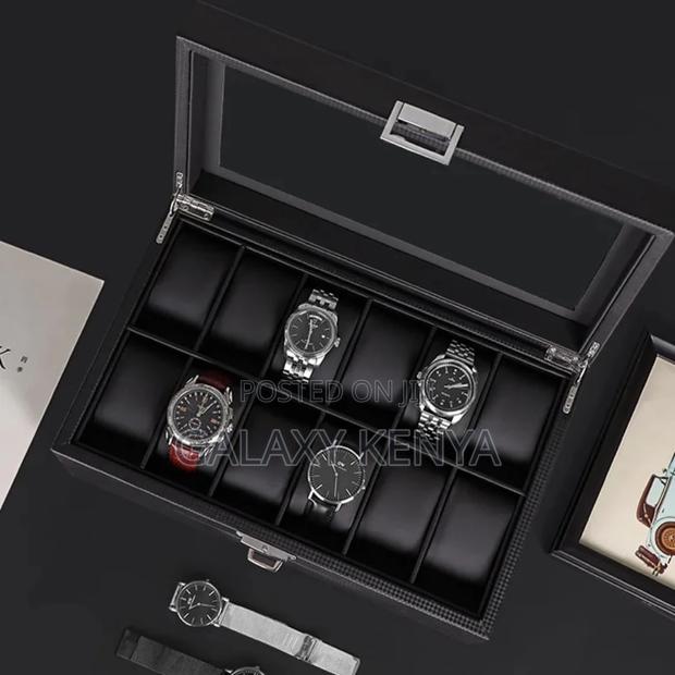 24 Slots Leather Watch Organizer - thumbnail 3
