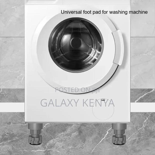 4 PCS Heavy Duty Adjustable Height Washing Machine Anti Vibration Pads - thumbnail 3