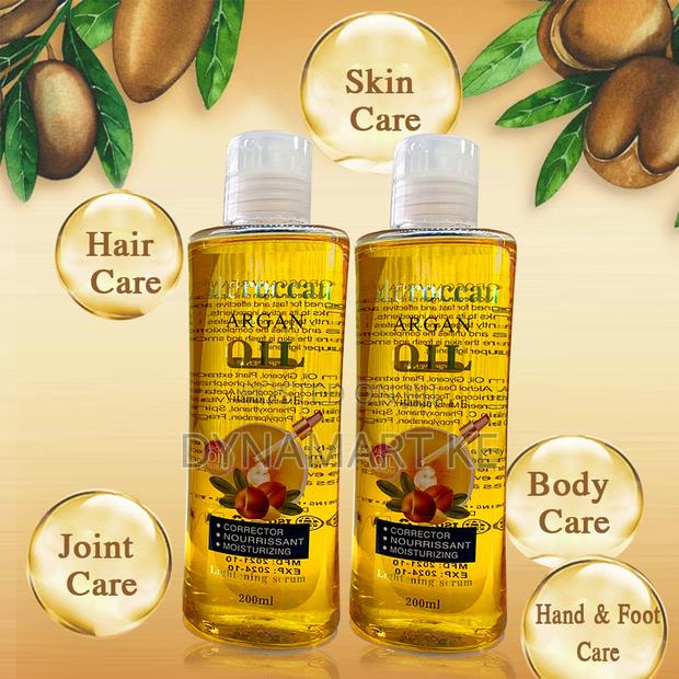 Dr Meinaier Moroccan Argan Oil Serum - 200ml for Hair, Face and Body