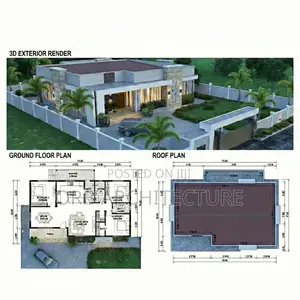 Modern 3 Bedroom Plans (Customizable)