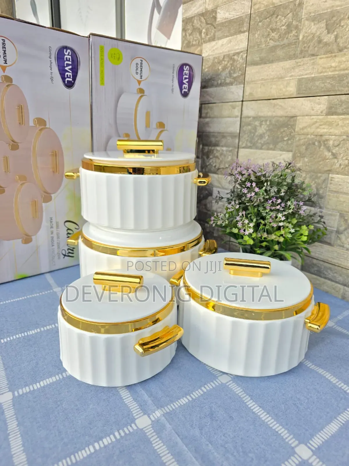 *4pcs Camry Insulated Hotpots