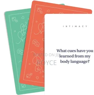 Intimacy Card Game