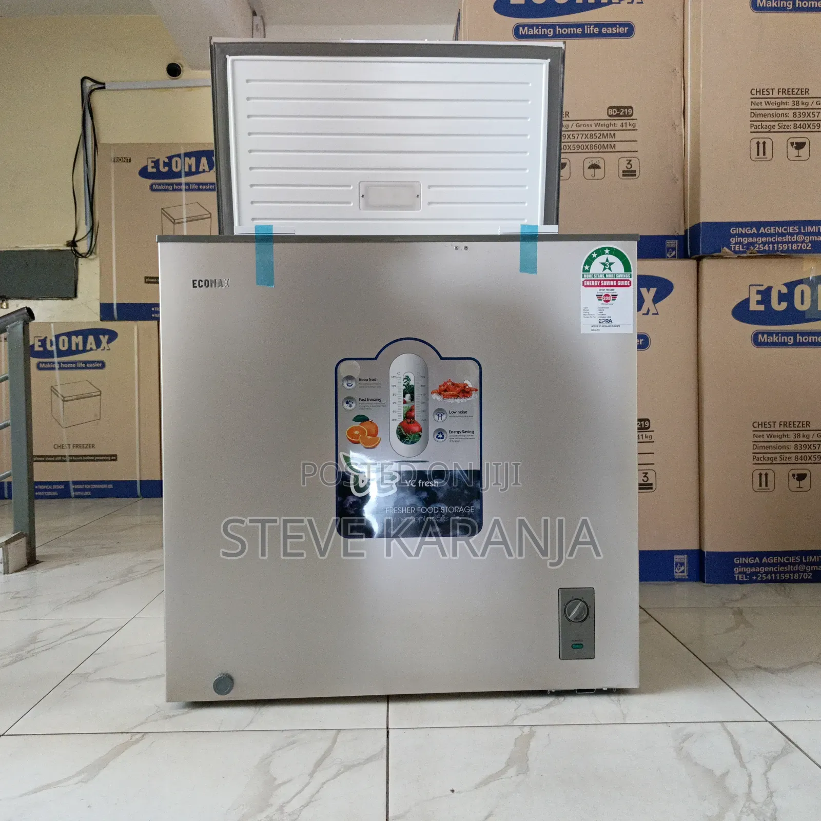 Large Capacity Freezer 219l With Ecocare Technology