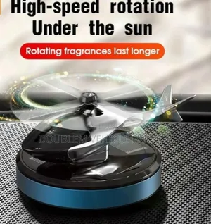 Solar Car Air Freshener Airplane Helicopter Solar Rotary Aromatherapy