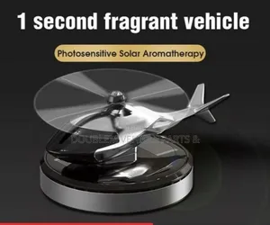Solar Car Air Freshener Airplane Helicopter Solar Rotary Aromatherapy