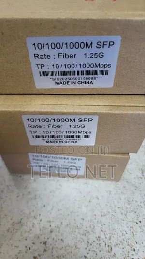 SFP Converter to Ethernet. One Rj45 Port and Fibre SFP Port