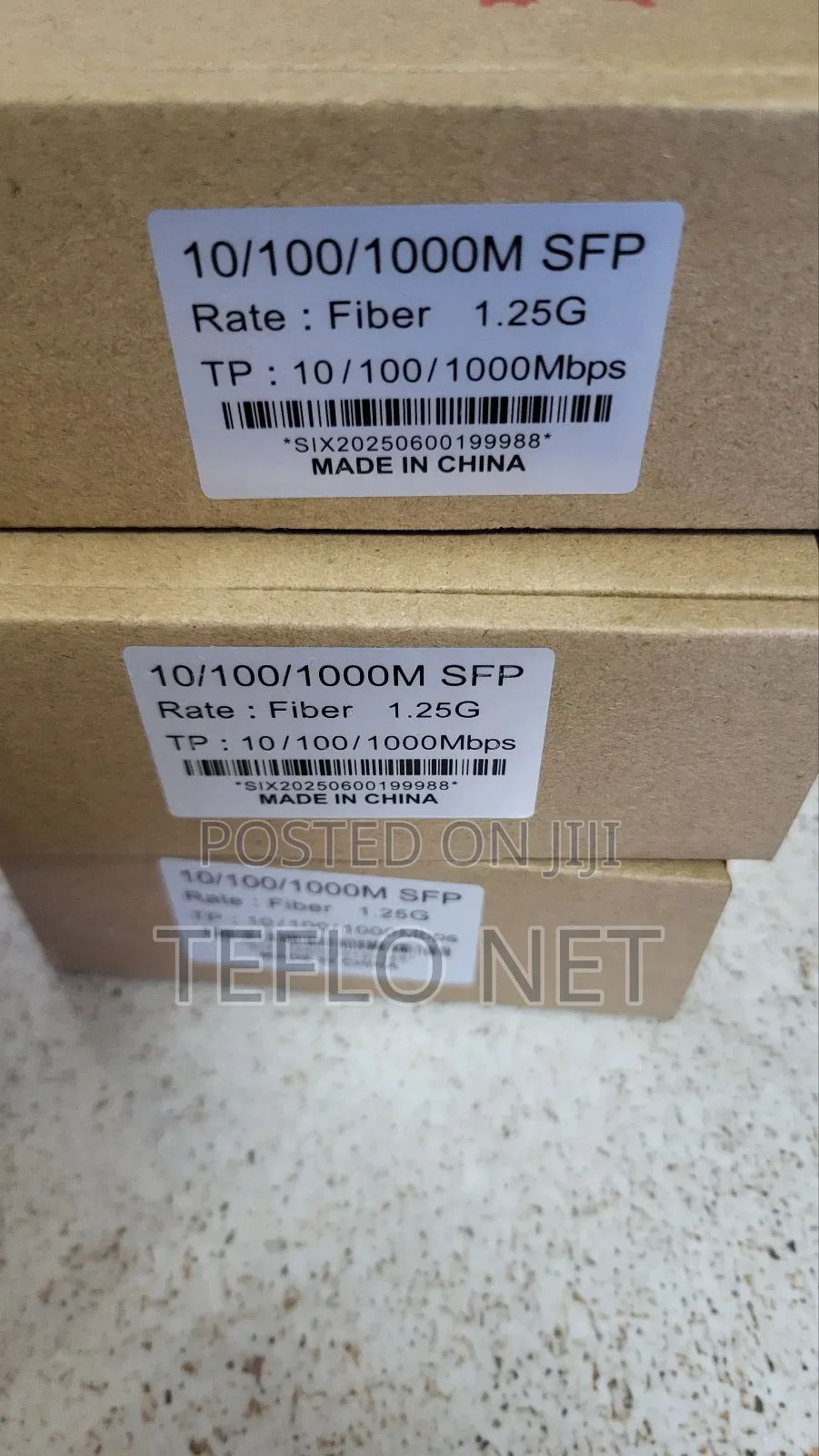 SFP Converter to Ethernet. One Rj45 Port and Fibre SFP Port