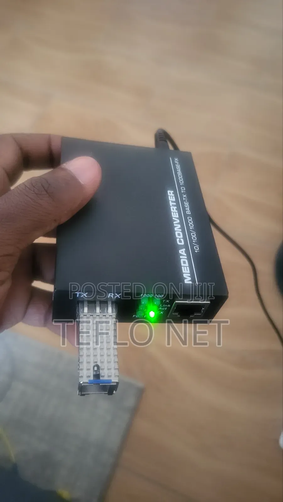 SFP Converter to Ethernet. One Rj45 Port and Fibre SFP Port