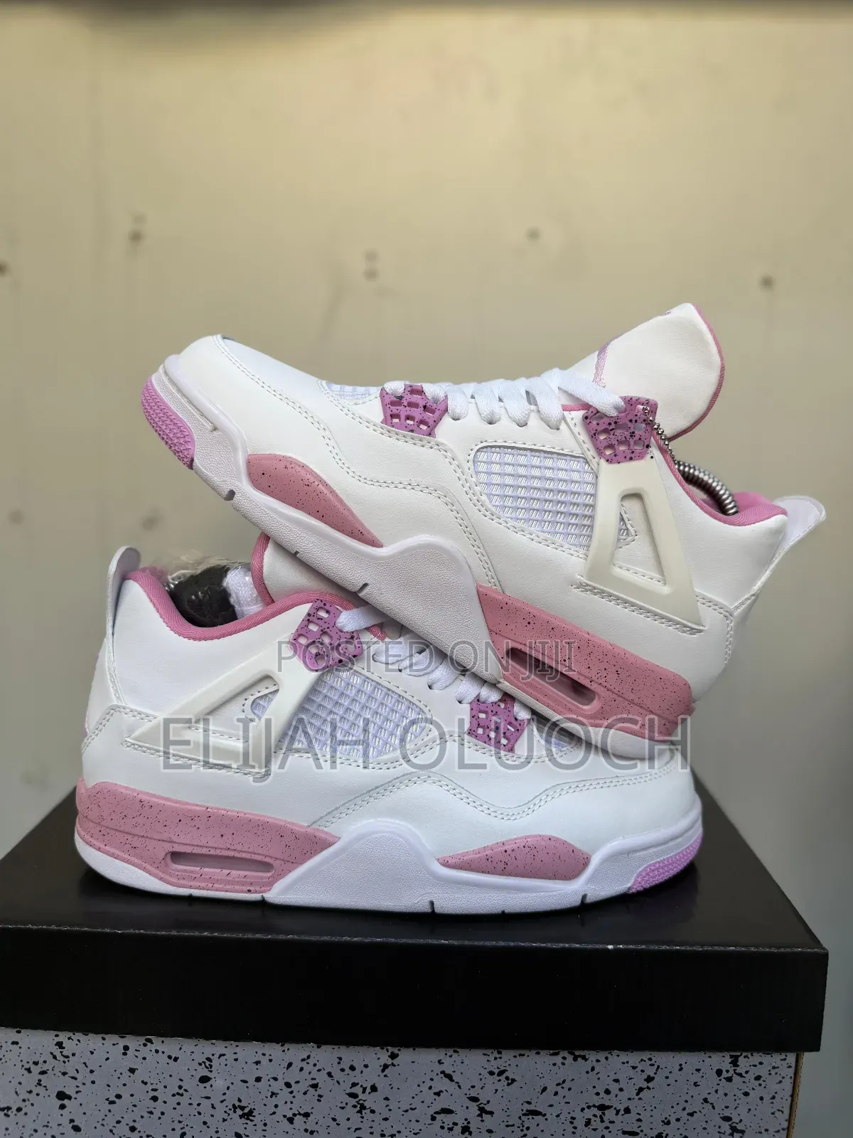 Air Jordan 4 White Pink (Oreo )