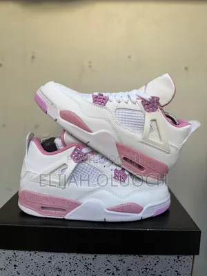 Air Jordan 4 White Pink (Oreo )