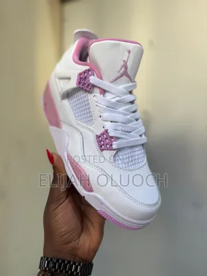 Air Jordan 4 White Pink (Oreo )