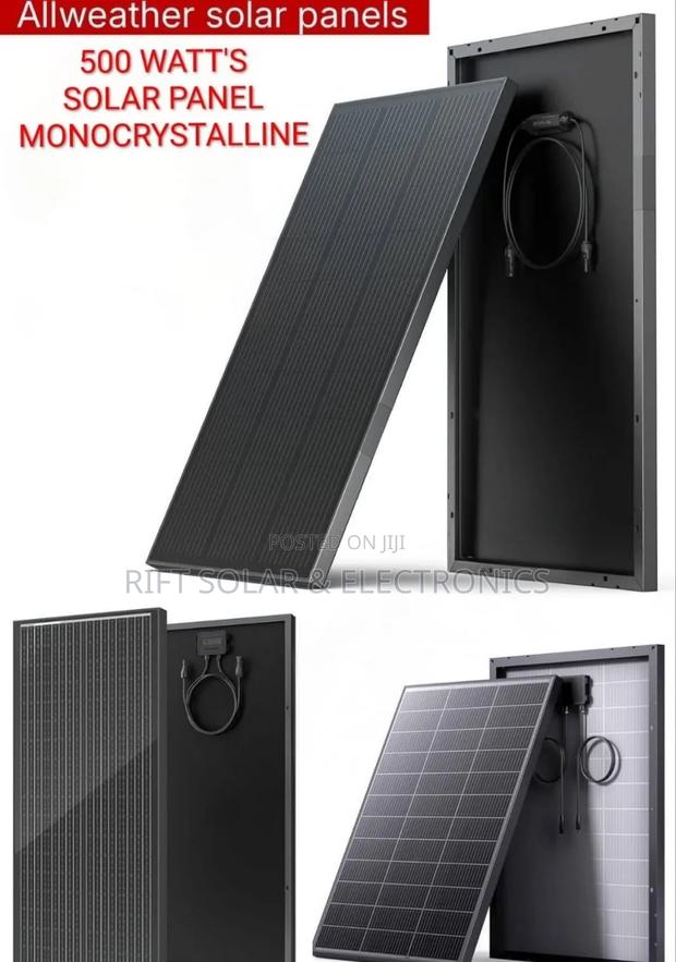 500 Watts All Weather Mono Crystalline Solar Panel 25 Years Warranty - main view