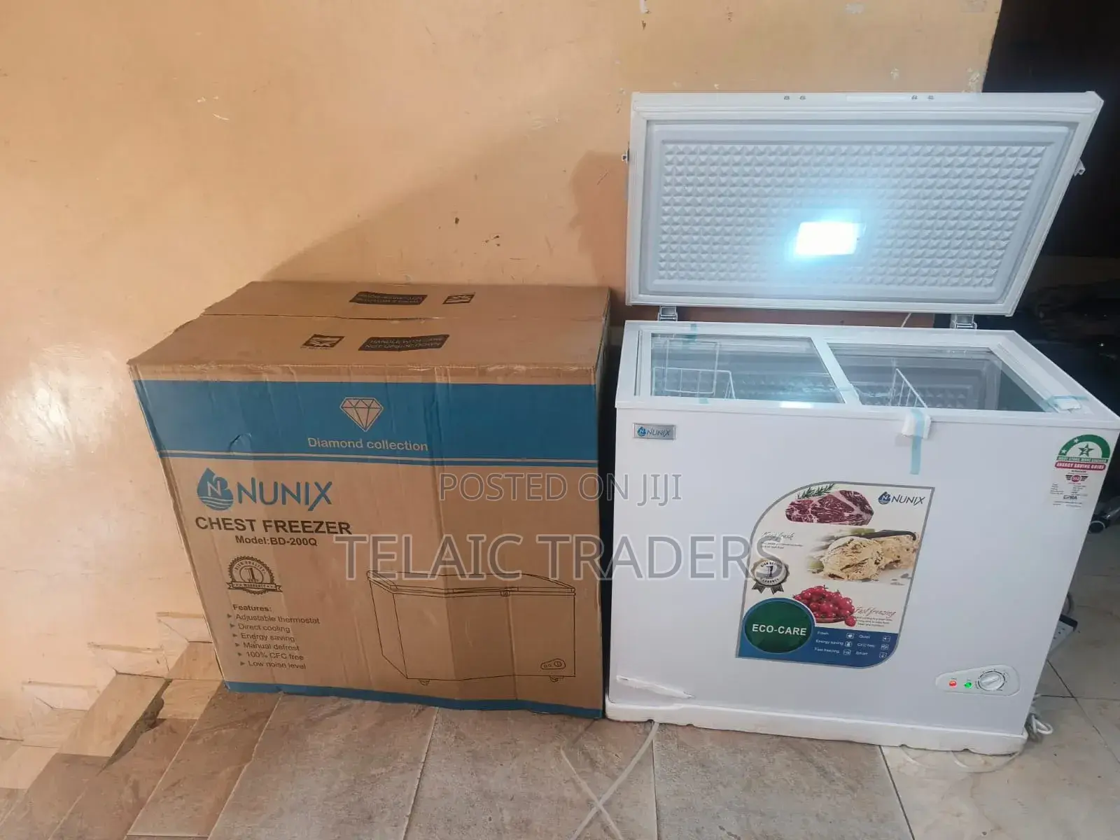 Nunix 200l Deep Chest Freezer