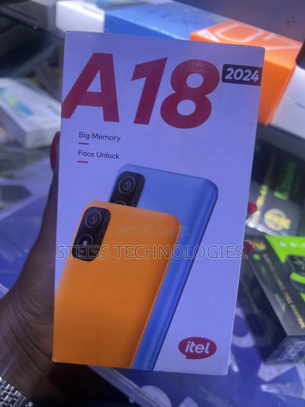 New Itel A18 32 GB Black - thumbnail 3