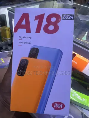New Itel A18 32 GB Black