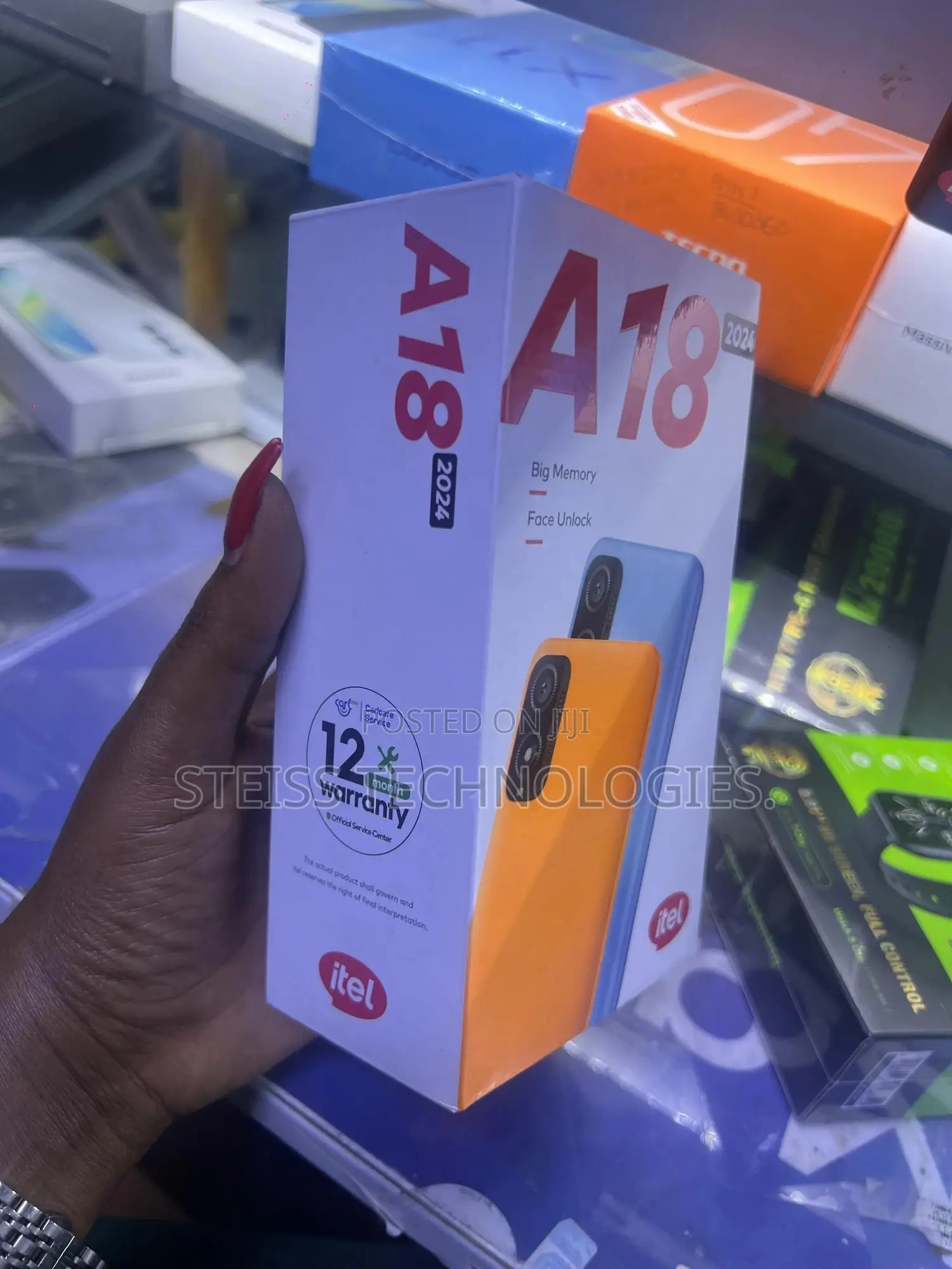 New Itel A18 32 GB Black