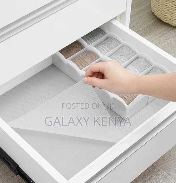 Clear Drawer Liners Oil Proof Moisture Cupboard Shelf Liner Mat - thumbnail 4