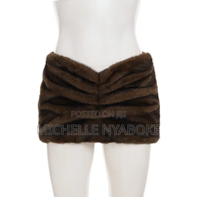 Fur Short Skirt