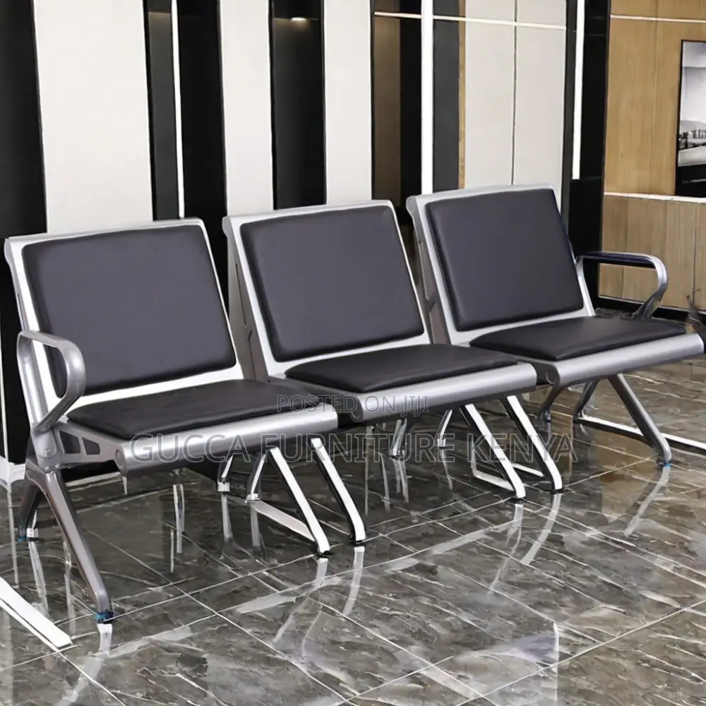 3-persons Reception Waiting Padded Bench