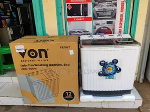 Von 8kgs Twin Tub Washing Machine Semi-Automatic