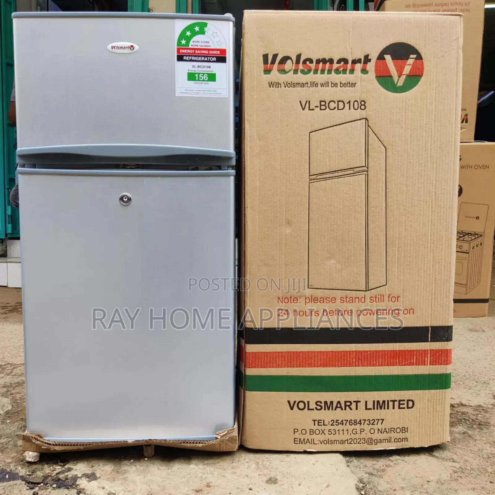 108litres Volsmart Fridge Double Door