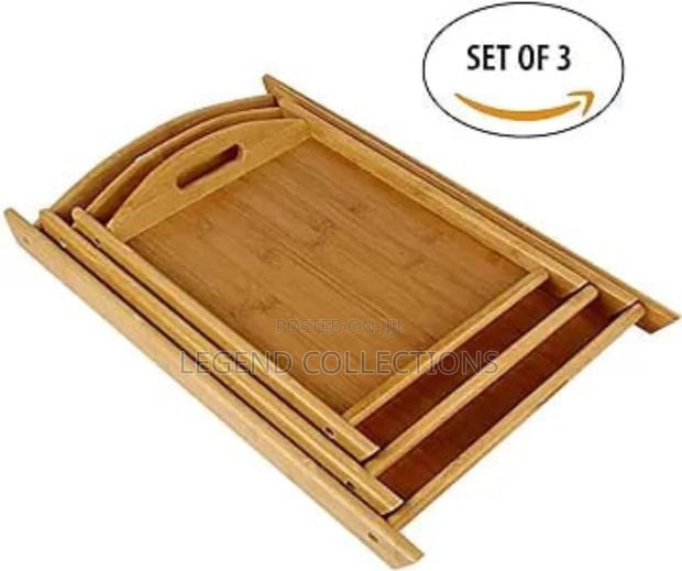 High Quality Multifunctional Bamboo Serving Trays - main view