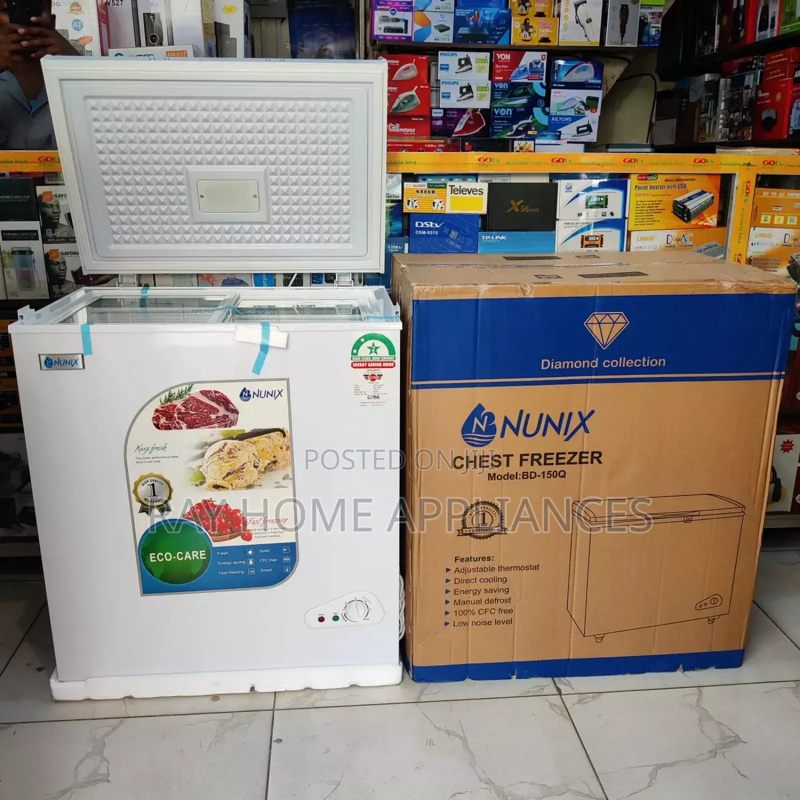 Nunix 150litres Chest Freezer