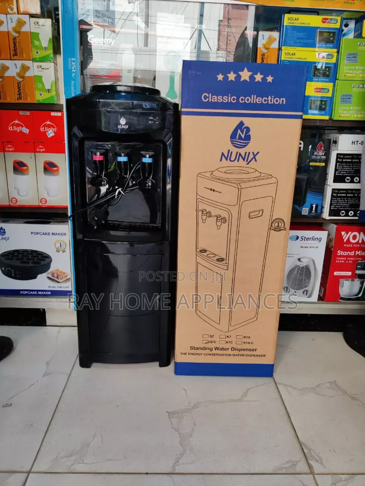 Black  Nunix Dispenser Q7c 3taps